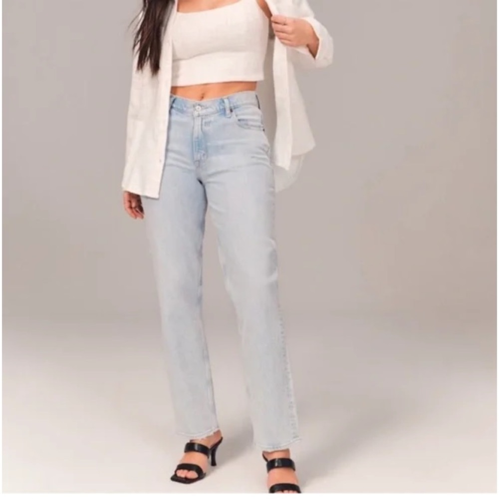 New: Abercrombie and Fitch The 90s Straight. Low Rise. Curve Love. Size 14